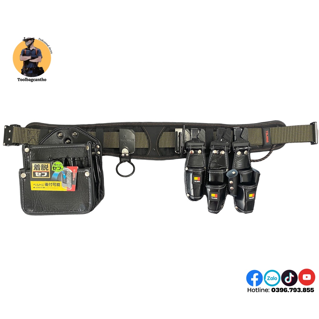 Bộ dây đai đeo đồ nghề Nhật chuyên dụng