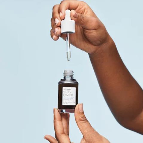 Mini 5ml - Tinh chất giảm ngứa da đầu Briogeo Scalp Revival Charcoal + Tea Tree Scalp Treatment Serum