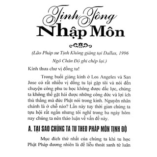 Sách - Tịnh Tông Nhập Môn