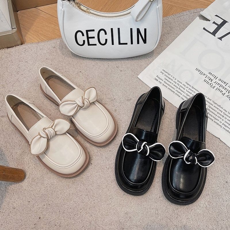 Giày lười Búp bê Nữ đính Nơ SIÊU CUTE