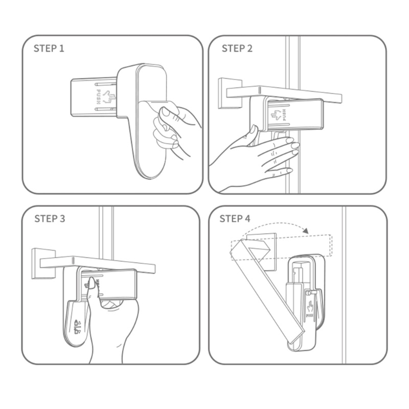Tay Nắm Cửa Chống Va Đập Dễ Lắp Đặt Tiện Dụng Cho Phòng Bé