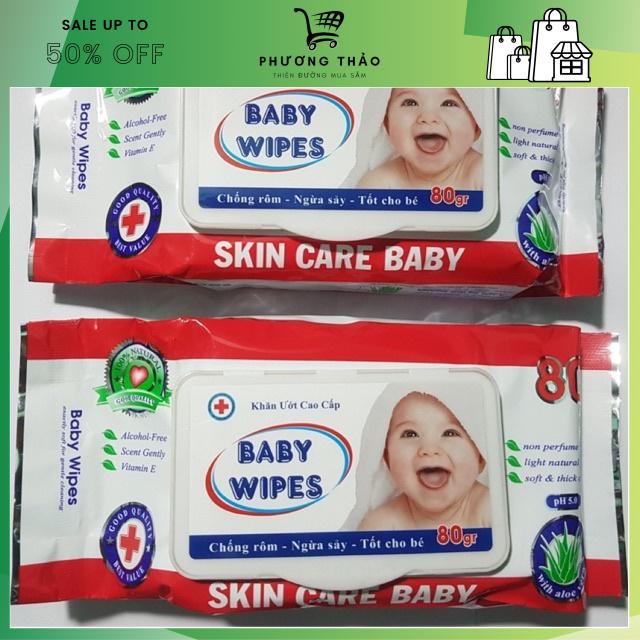 Hộp Khăn giấy ướt Baby wipes 80gr siêu rẻ giá tốt