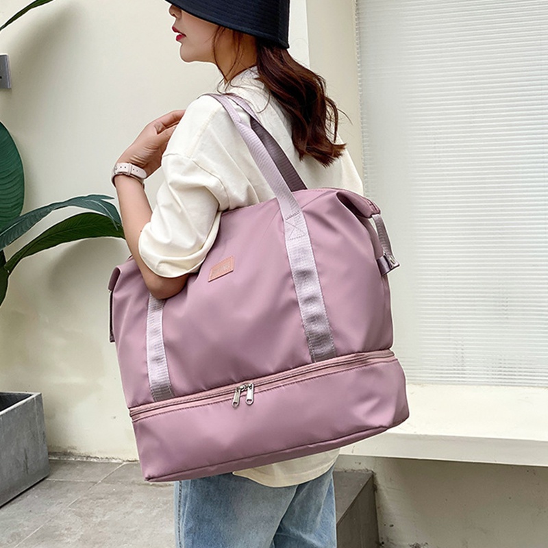 IELGY TúI xách IELGY dùng đựng đồ tập thể dục chia ngăn khô và ướt tiện dụng cho nữ