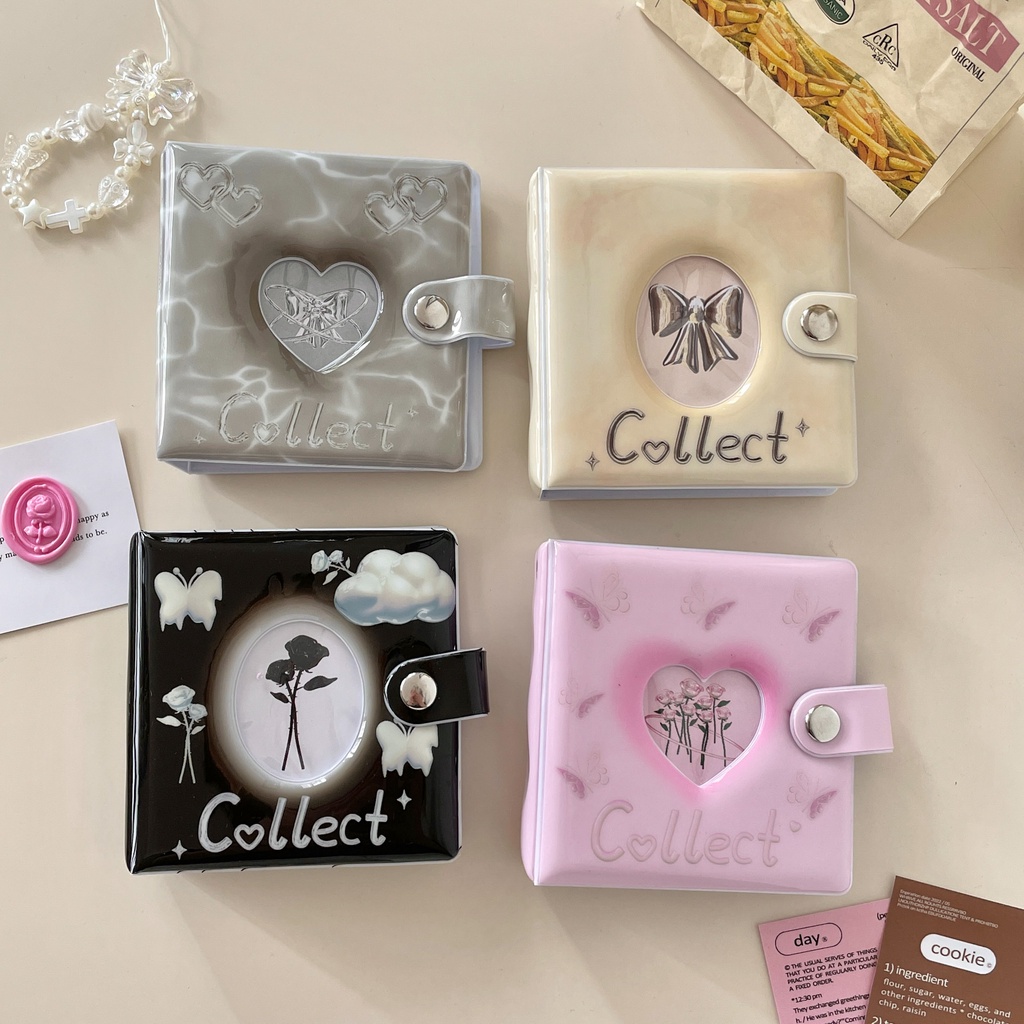 Album Đựng Ảnh 3 Inch Bằng Kim Loại Họa Tiết Ngôi Sao Xinh Xắn