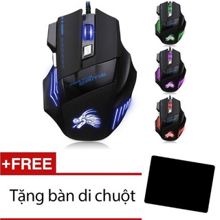 Chuột chơi game có dây Dragon X3 Tặng miếng chuột- DC1250