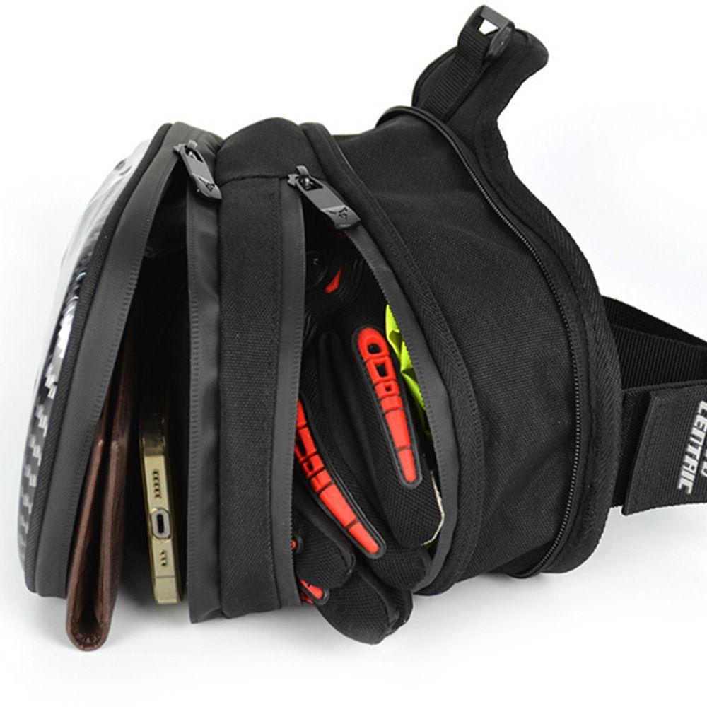 Btlimer Túi Đựng Tiền Xu Điện Thoại Đa Năng Bằng Sợi Carbon Gắn Ghi Đông Xe Đạp