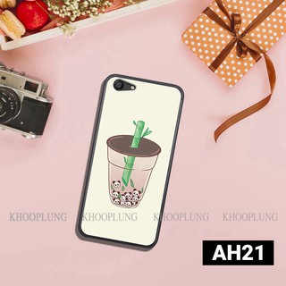 Ốp lưng Oppo F3 - F3 Plus in hình trà sữa gấu