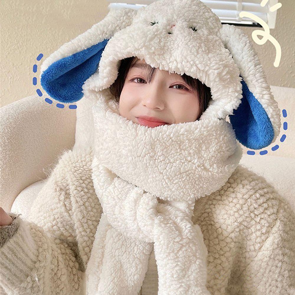 Mũ Beanie Đính Lông Nhân Tạo 1 Thời Trang