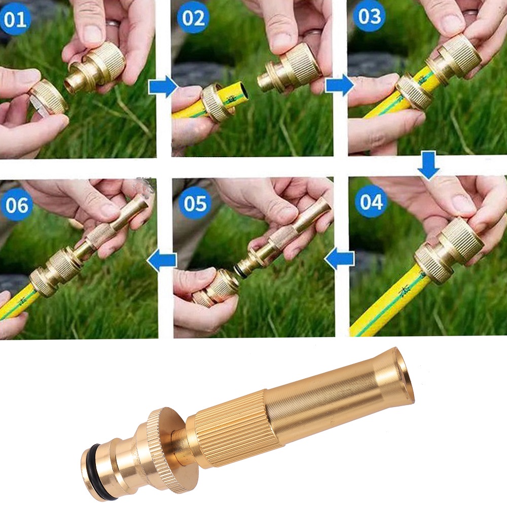 1 Súng Phun Nước Áp Suất Cao Có Thể Điều Chỉnh Dùng Để Tưới Cây Sân Vườn