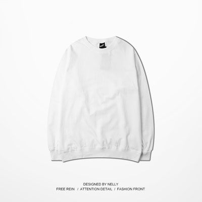 Áo sweater Nelly nỉ lót lông trơn basic thu đông áo nỉ