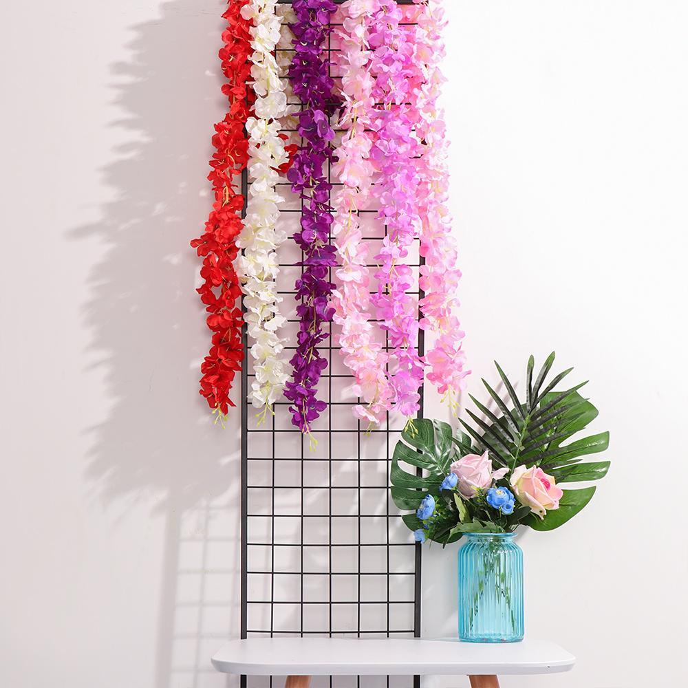 Vòng Hoa Cẩm Tú Cầu Giả Bằng Lụa 120cm Treo Tường Trang Trí Tiệc Cưới