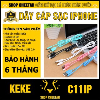 Dây cáp sạc Iphone – Ipad dài 1m – Bộ sưu tập 5 màu sắc lựa chọn – Cáp sạc điện thoại cho các dòng Iphone