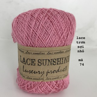 Lace sunshine sợi nhỏ, bảng màu số 1 , cỡ sợi khoảng 0.5mm chuyên dùng đan móc áo , váy , bikini , áo dài