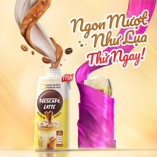 [Gro Gift] Cà phê uống liền NESCAFÉ® Latte (hộp 180ml)