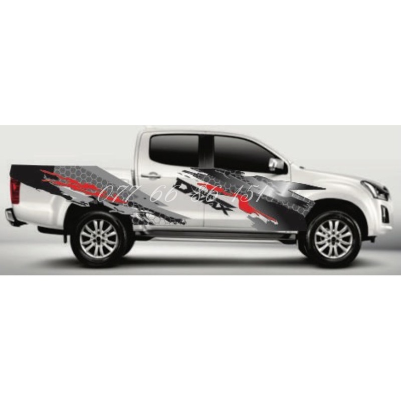 Tem Dán Sườn Xe Isuzu + Đuôi xe