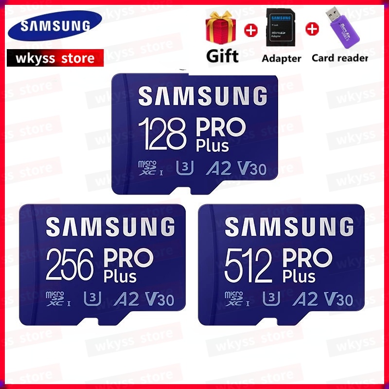 SAMSUNG Thẻ Nhớ Micro SD 16GB 32GB 64GB 128GB / 256GB / 512GB 1024GB TF / U3 / 4K