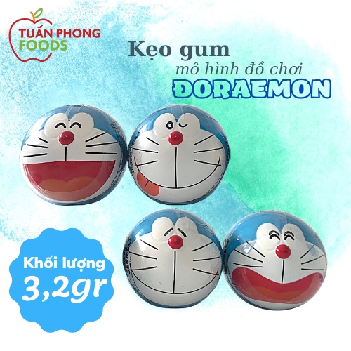 Kẹo gum Lotte Doraemon hương cam 3,2gr