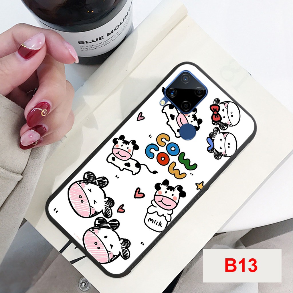 ỐP LƯNG OPPO REALME C11/C12/C15 IN HÌNH BÒ SỮA MILK ĐA DẠNG MẪU MÃ