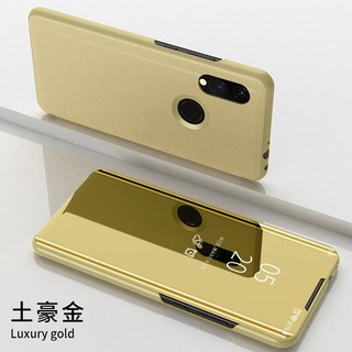Ốp lưng có nắp lật kiểu gương cho điện thoại Xiaomi Redmi Go 7 note7/Note7pro