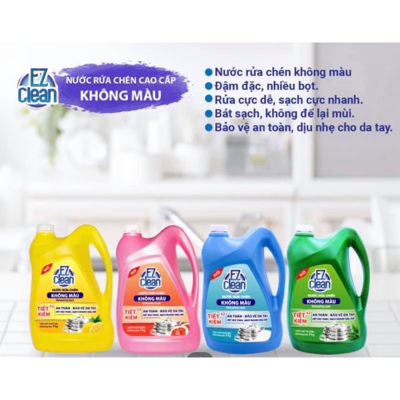 Nước rửa chén EZ CLEAN 4kg