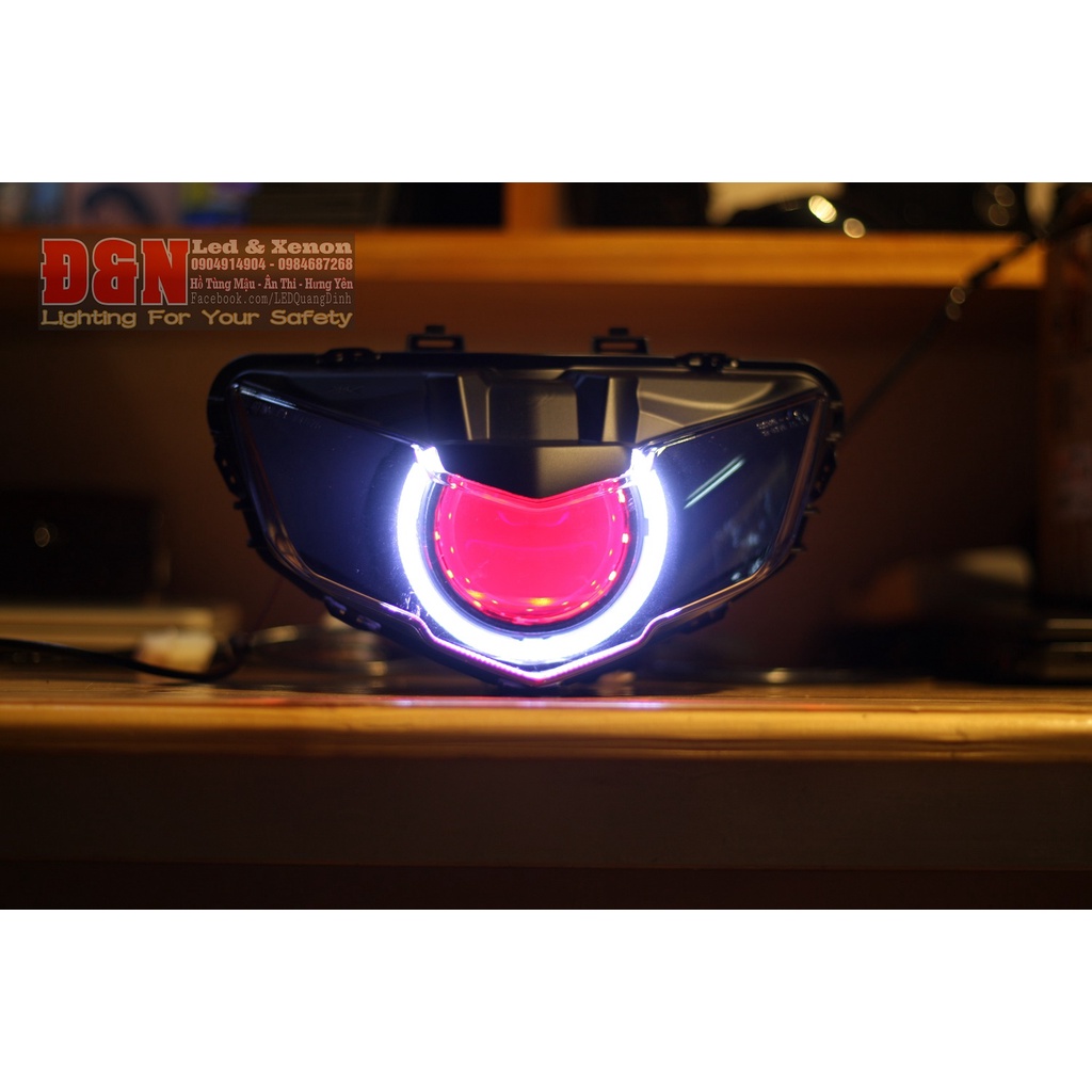 Exciter 150/2019 BI CẦU LED B11 VÀO SẴN CHÓA LẮP ĐẶT CẮM JACK ZIN + RƠ LE DÂY NGUỒN,AE.DE ĐẦY ĐỦ
