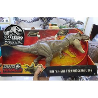 Mô hình khủng long Bite n fight tyrannosaurus rex hãng Mattel
