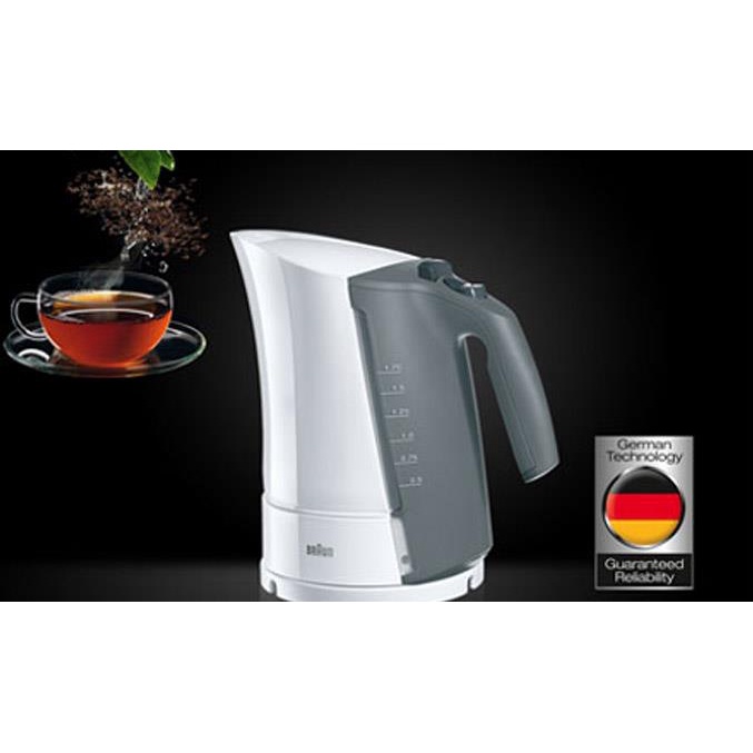Bình Đun Siêu Tốc Braun WK300 - 2200W - 1.7L - Trắng