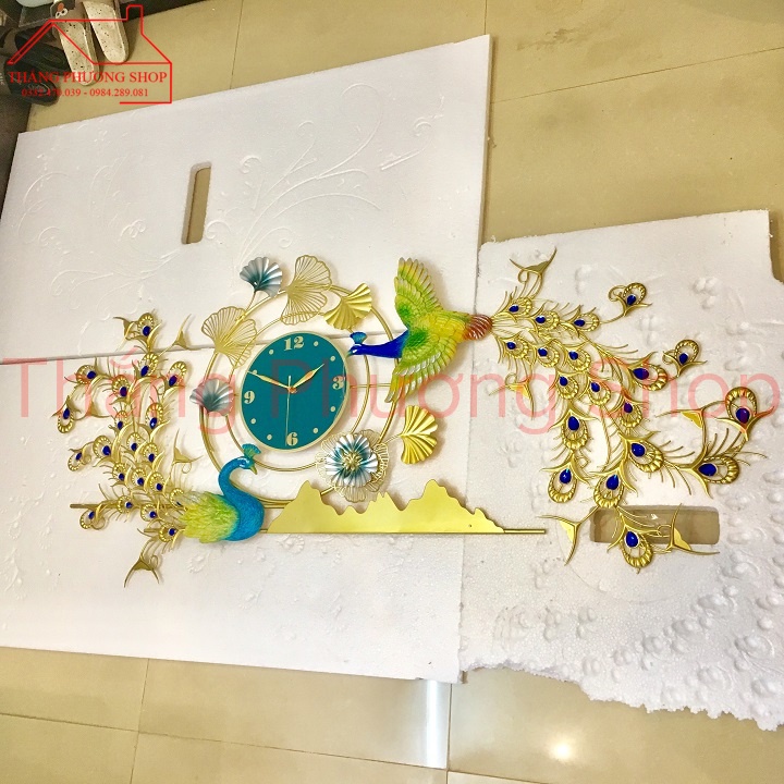 Đồng Hồ Treo Tường Chim Công Chính Hãng Lianzhuang 074