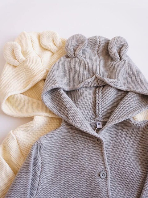 Áo len tai gấu Zara bé trai