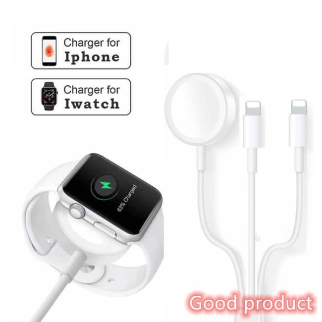 【In stock】 3 in 1 Wireless Charger for Apple Watch Series 1 2 3 4 USB Magnetic Charging Cable for iPhone 5 6 7 8 X/plus