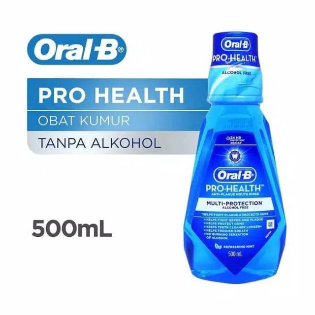 (hàng Mới Về) Nước Tẩy Trang Làm Sạch Sâu Bảo Vệ Sức Khỏe Oral-b Pro 500ml