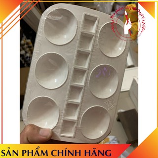 [GIÁ RẺ] KHAY PHA MÀU CHỮ NHẬT 6 LỖ