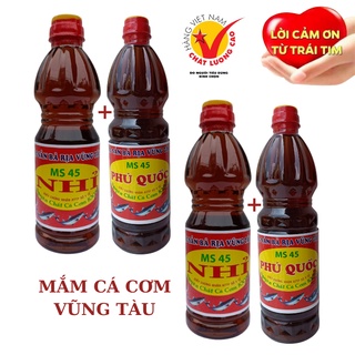 [ NƯỚC MẮM NHỈ ĐẶC BIỆT ] 6 Chai mắm cá cơm & muối Ủ CHUM SÀNH tryền thống 500ml/chai