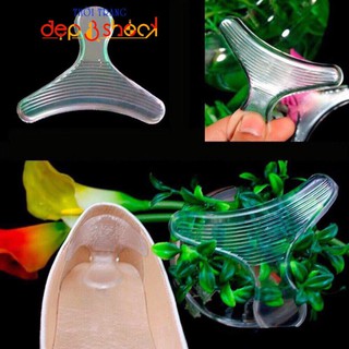 COMBO 4 MIẾNG(2 ĐÔI) LÓT GÓT GIÀY SILICON
