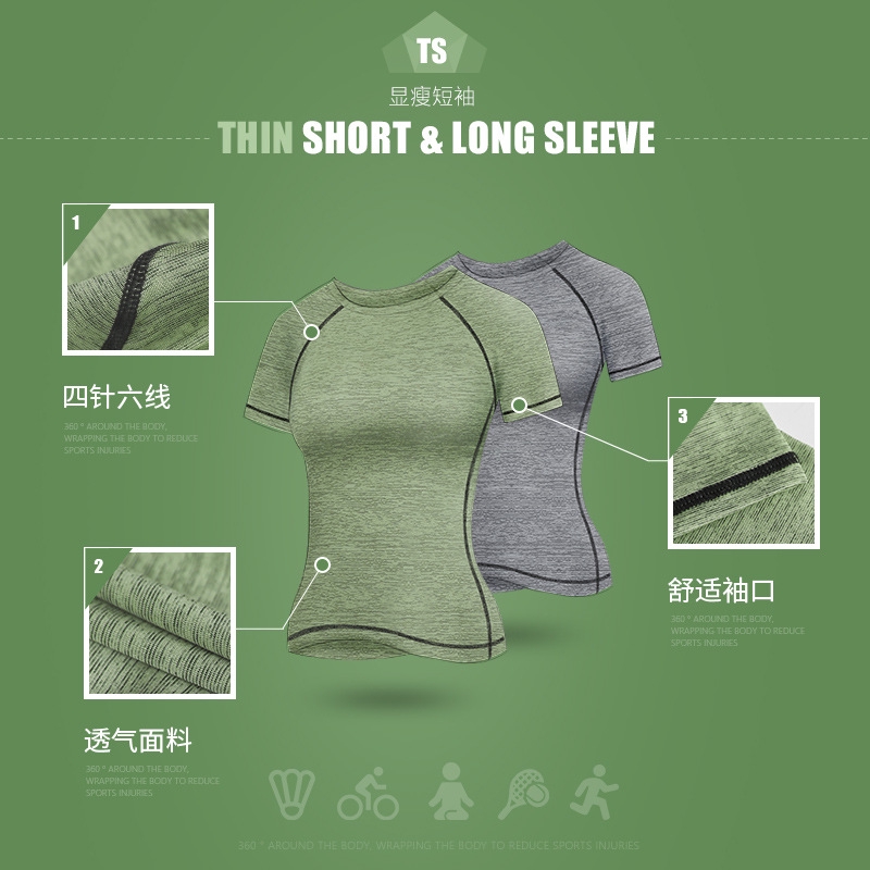 Áo thun nữ tập thể thao cho nữ