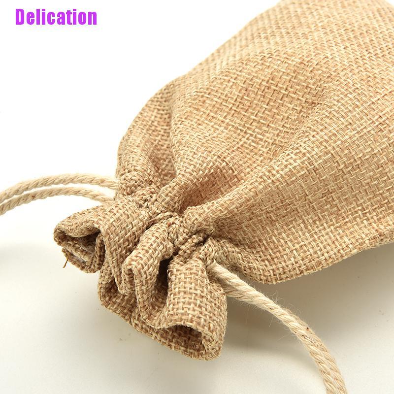 Túi Dây Rút mini Vải Bố Dành Cho Đám Cưới