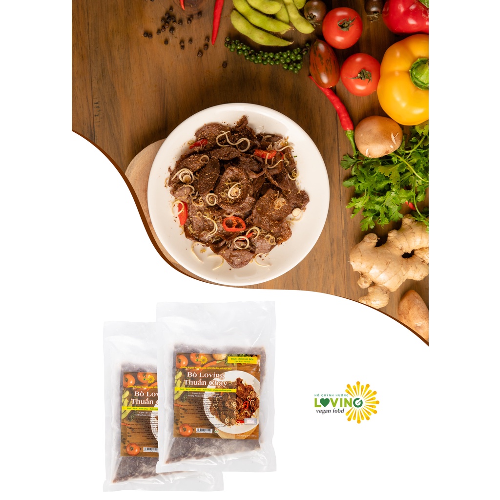 Bò thuần chay Loving 500gr