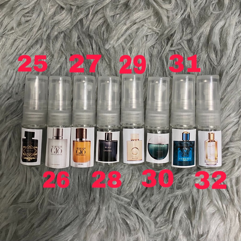 Vial nước hoa (mẫu dùng thử) 2ml dạng xịt | BigBuy360 - bigbuy360.vn