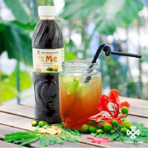 Nước cốt Me tươi Hồng Lam 500ml - Vị chua ngọt