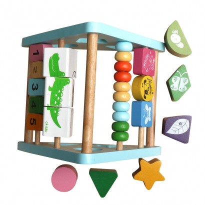 Đồ chơi gỗ tam giác đa năng