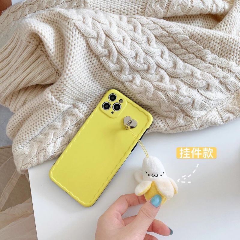 Ốp điện thoại IMD đính quả chuối 3D thời trang dễ thương cho IPhone 12 Pro Max 11 pro Max X XS XR XSMAX SE 2020 7 8 Plus | BigBuy360 - bigbuy360.vn