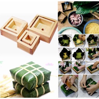 Bộ khuôn gỗ gói bánh chưng cực thông minh dragon