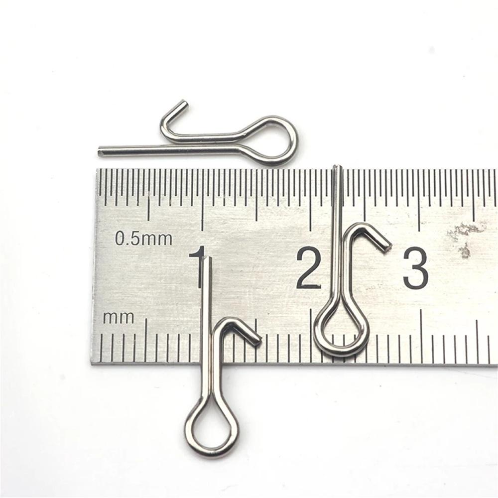 AUGUSTINA Móc Nối Mồi Câu Cá Bằng Thép Không Gỉ Mềm