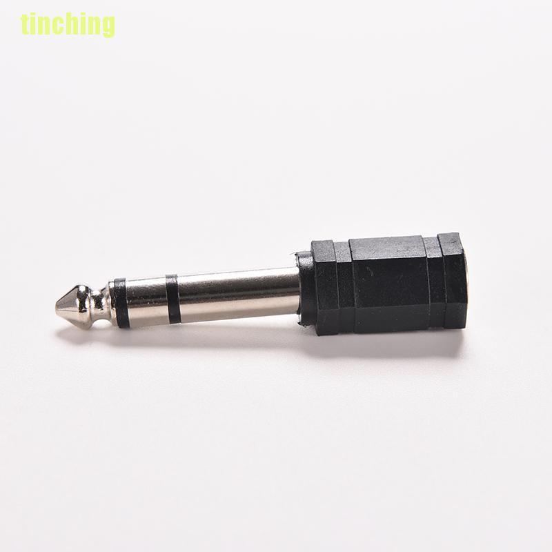 Đầu Chuyển Đổi Âm Thanh 1 6.5Mm 1 / 4 Male Sang 3.5Mm 1 / 8 Female Chất Lượng Cao