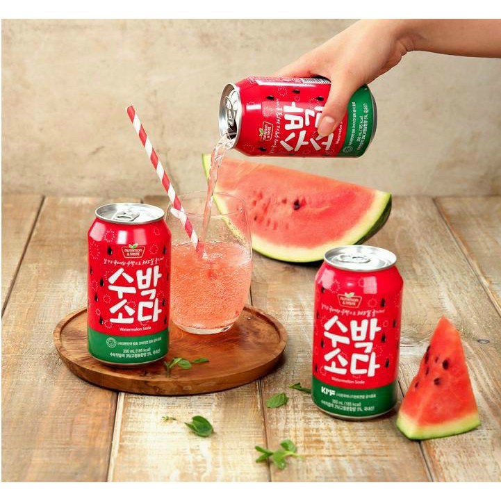 Nước Soda SFC Hàn Quốc lon 350ml nhiều vị