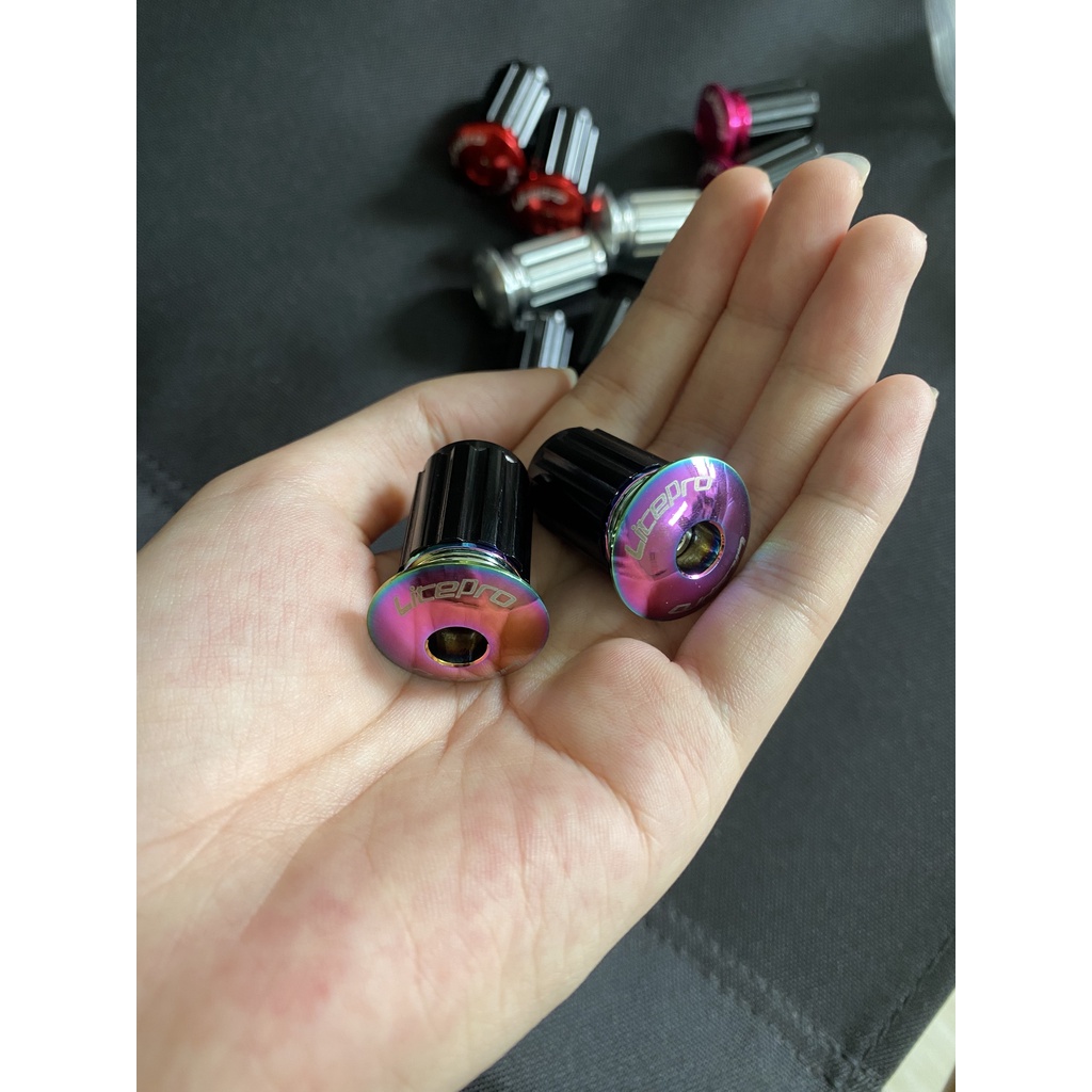 Mũ chụp tay nắm nhôm Litepro dùng cho xe đạp cá tính thời thượng