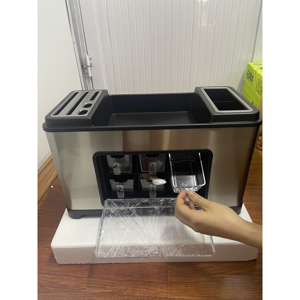 Hộp đựng gia vị inox