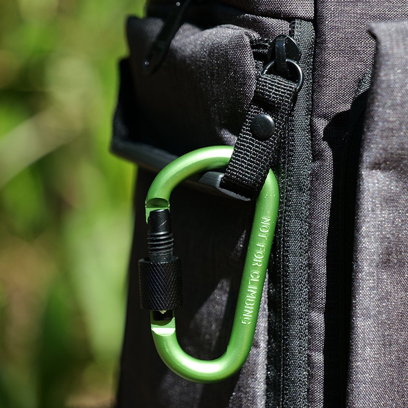 Móc Khóa Carabiner Bằng Hợp Kim Nhôm Đa Năng Dùng Leo Núi/Đi Bộ Đường Dài