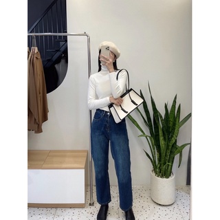 Áo len trơn cao cổ freesize AL16