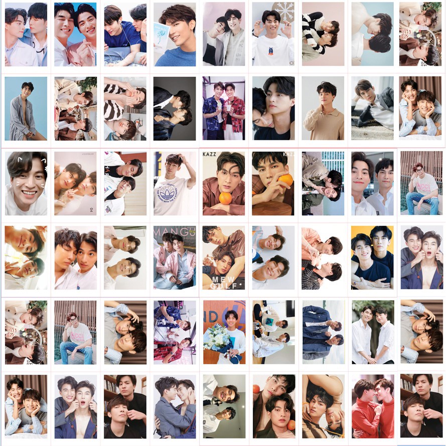 Combo bộ ảnh Boylove SingtoKrist, BrightWin, OffGun, MewGulf, TayNew ảnh 6*9 ép chống bay màu ảnh